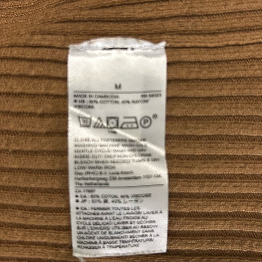 BANANA REPUBLIC rib knit cotton blend turtleneck ⭐️⭐️⭐️ - Picture 3 of 3